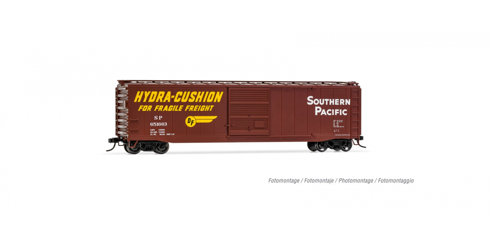 RI6585D Southern Pacific, Box Car, running number #4